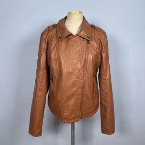 Women's Tan Leather Jacket